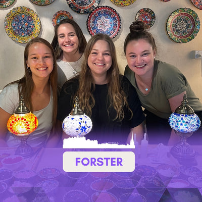 Turkish Lamp Workshop in Forster