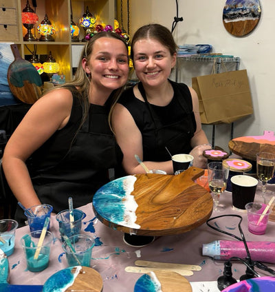 Resin Art Class in Sydney