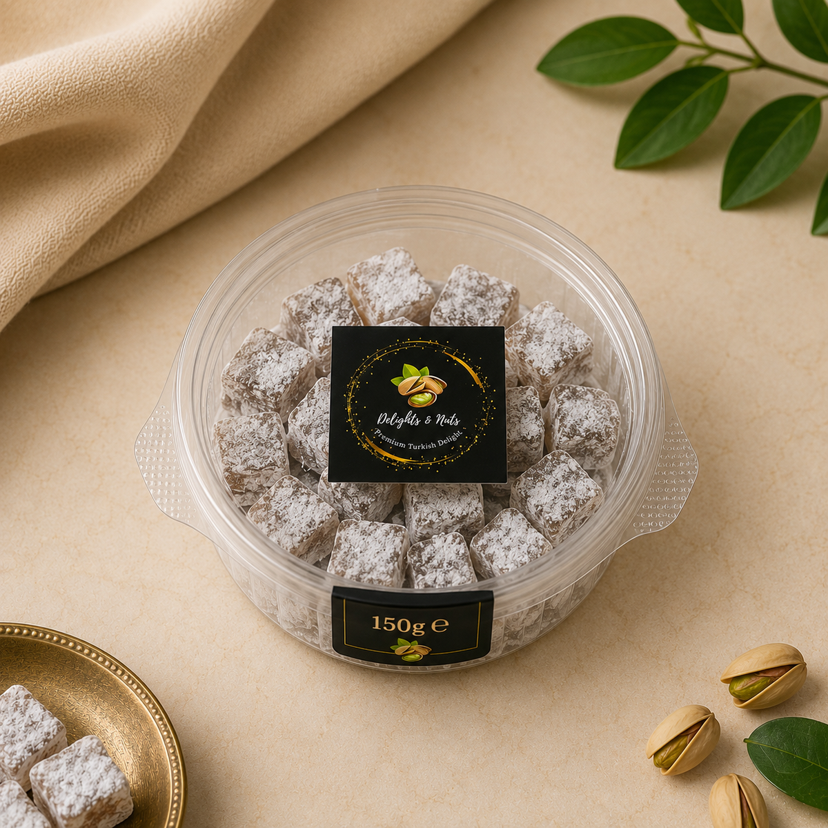 Double Roasted Turkish Delight with Pistachio – 150g