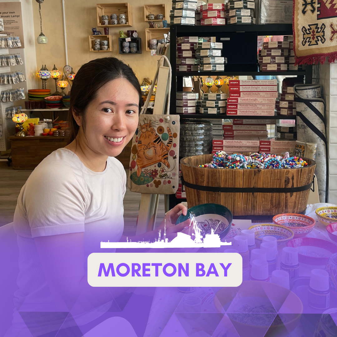 Ceramic Painting Class in Moreton Bay