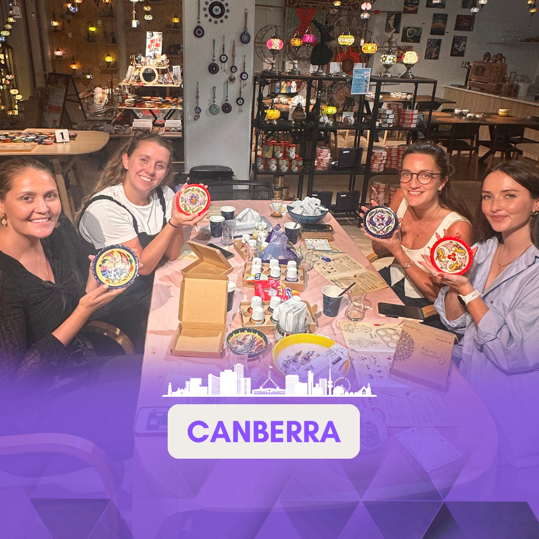 Ceramic Painting Class in Canberra