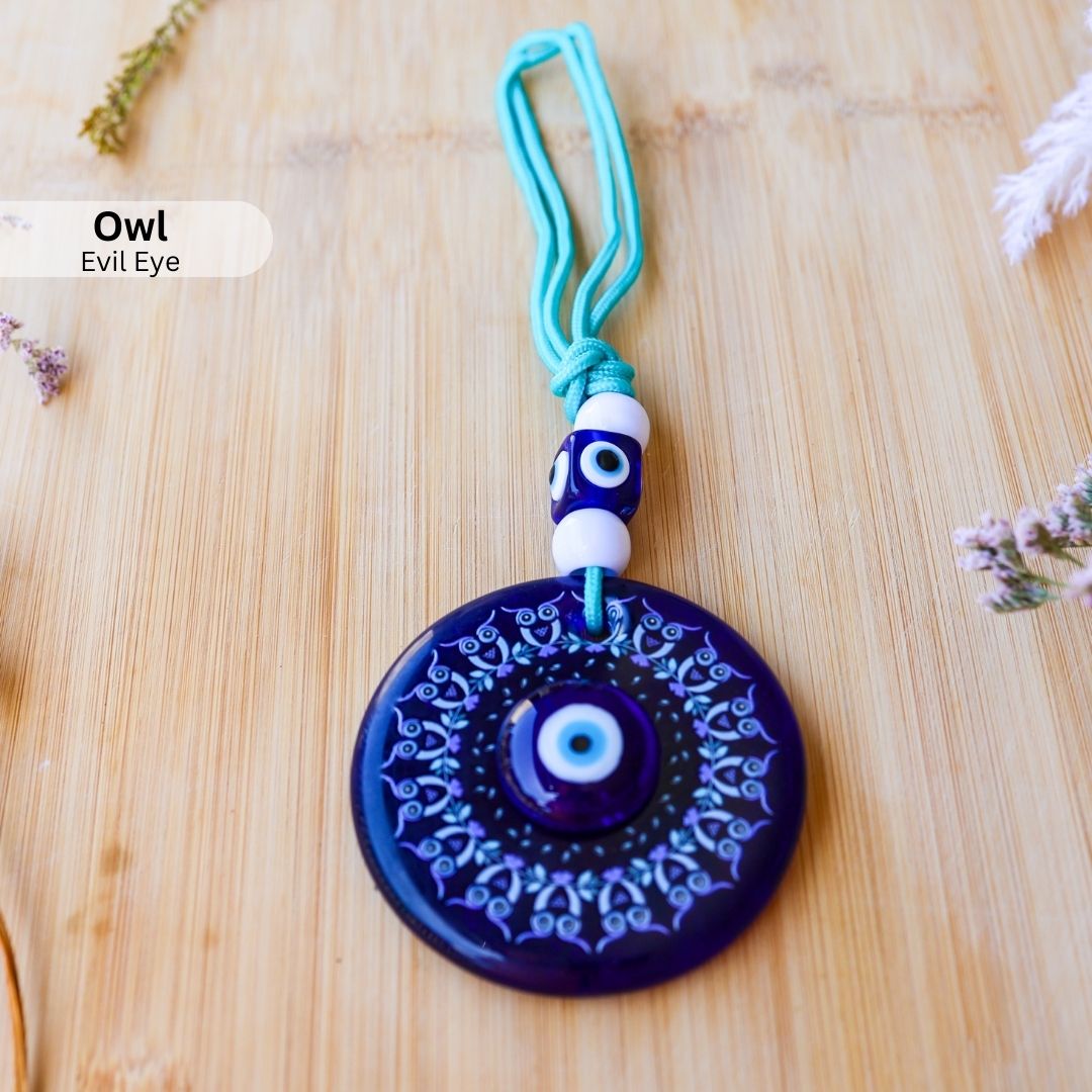 Handcrafted Turkish Evil Eye - Owl