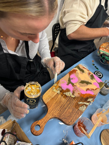 Resin Art Class in Sydney