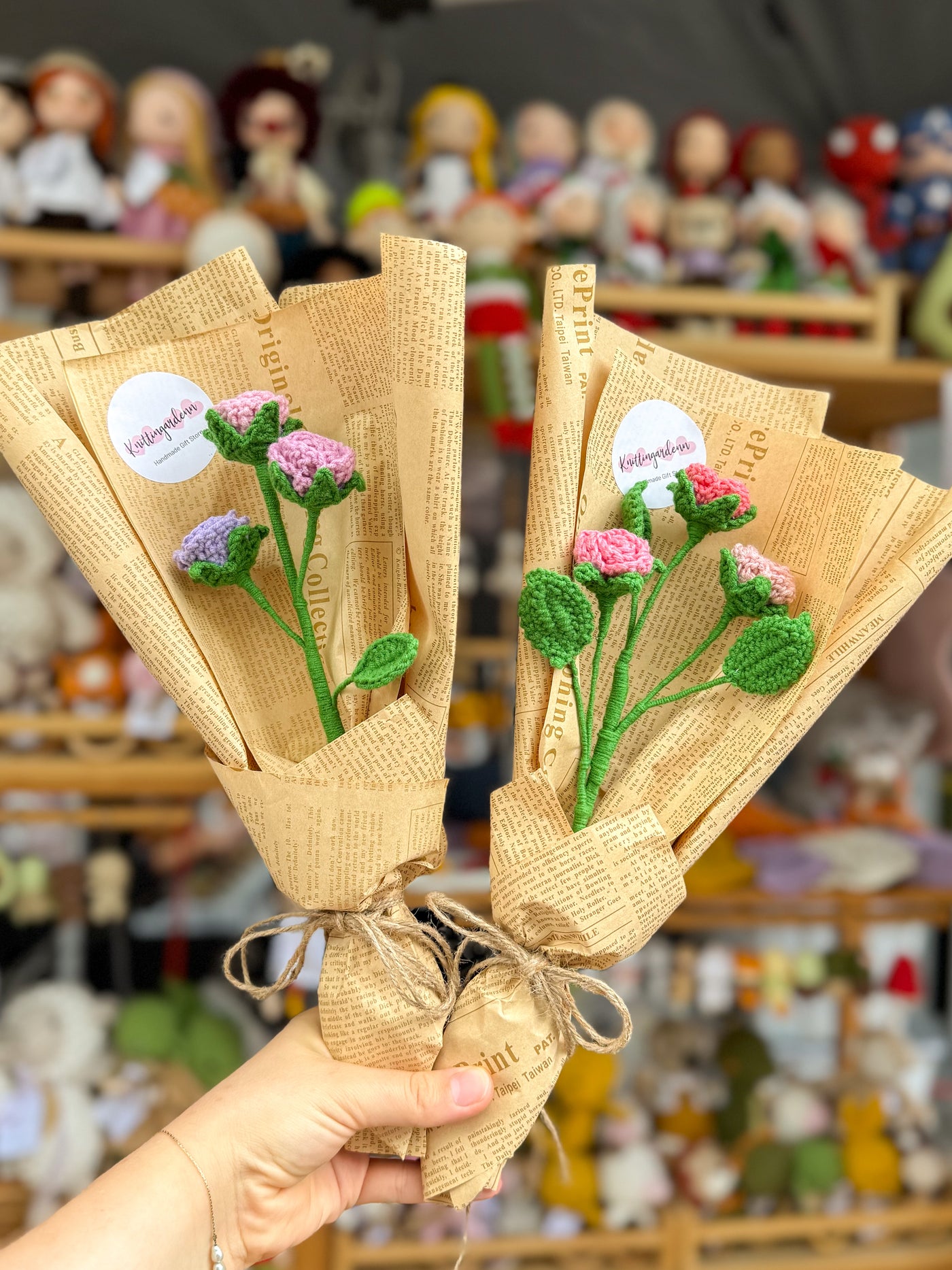 Multiheaded Rose Bouqet Crochet Class in Brisbane