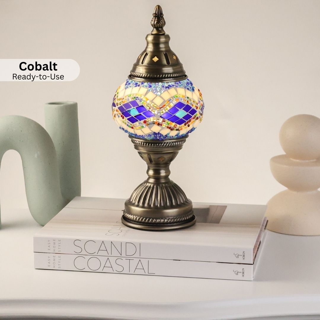 Mini Table Lamp - Cobalt