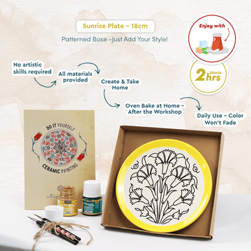 Patterned Ceramic Paint and Sip Classes in Sydney