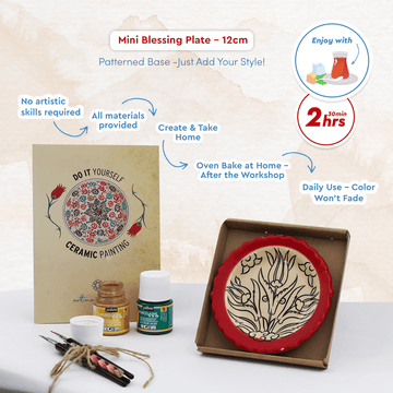Patterned Ceramic Paint and Sip Classes in Sydney