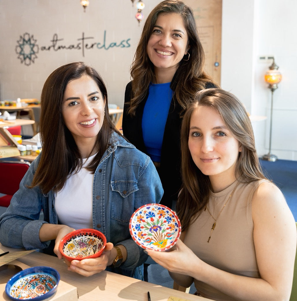 Patterned Ceramic Paint and Sip Classes in Brisbane