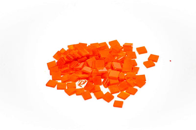 Art Masterclass Square / 100gr Orange Tiles And Beads